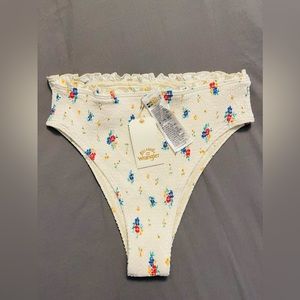 NWT Billabong/Wrangler collaboration high waisted swim bottoms L/12